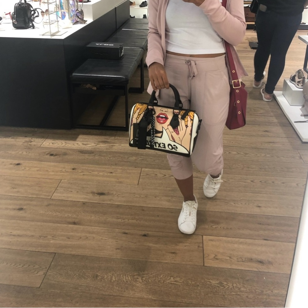 Aldo Multicolor Graphic Handbag